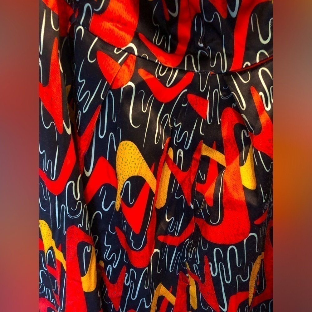 NWT 2X 2XL Tatyana Boomerang Halter Swing Dress - Picture 6 of 7